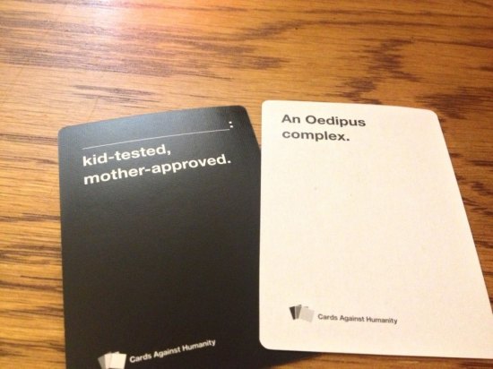 Awesome Cards against Humanity answers Oedipal complex