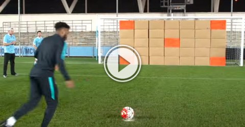 The dude perfect guy make awesome video with Arsenal and Man city.