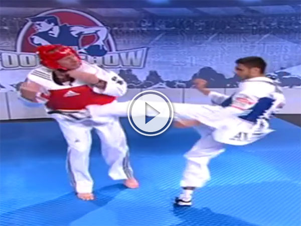 Footy commentator gets his ass kicked by Taekwondo fighter (Video)