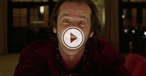Supercut of bad guys smiling in movies (Video)