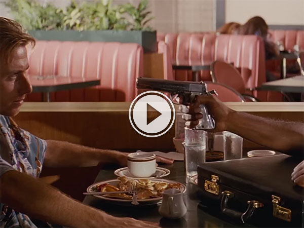 The Mexican Stand Off is a movie classic (Video)