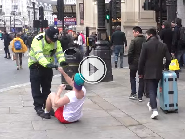 Not sure how this guy didn't get punched.