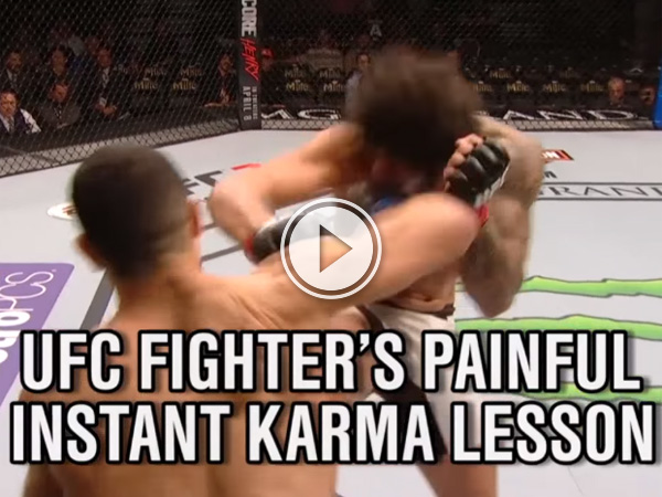 Erick Silva found out what happens when you try to pull off a cheap shot against Nordine Taleb.