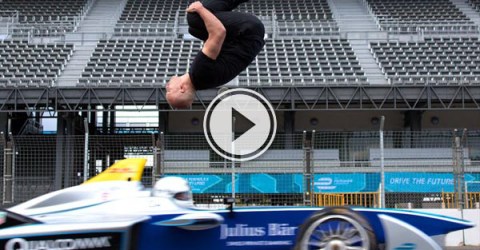 Freerunner, gymnast and Hollywood stuntman Damien Walters is no stranger to danger.