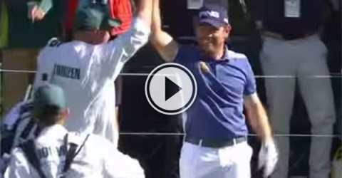 Incredible hole in one at Masters (Video)