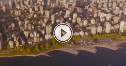 Enjoy a nice downtown Vancouver sunset in 360!