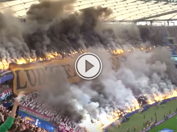Polish fans have this support thing down (Video)