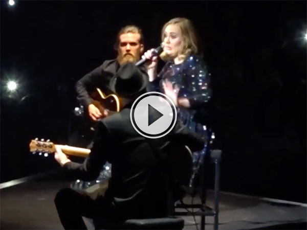 Adele forgets her own lyrics (Video)