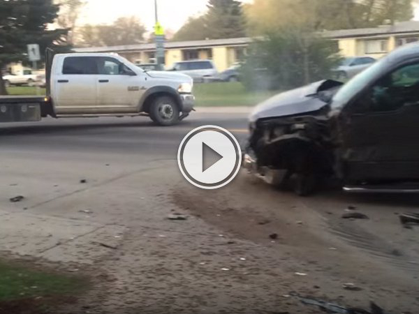 Sometimes a hit and run requires you to actually run (Video)