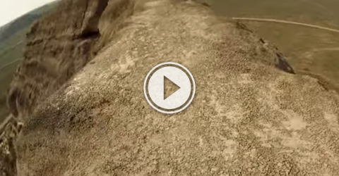 Sask. daredevil rides a unicycle across a metre high ridge, for fun! (Video)