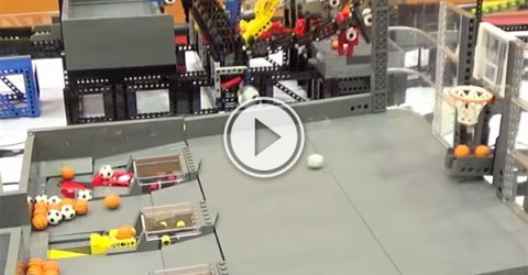 Ball sorting machine is oddly mesmerising (Video)
