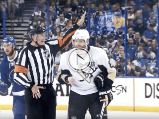 Ever wonder what hockey refs are saying on the ice? Wonder no more! (Video)