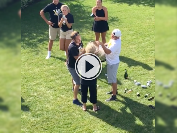 Add this grandma to the list of people chugging from the Stanley Cup! (Video)