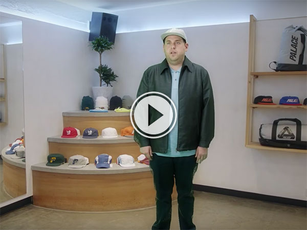 Jonah Hill reps for Palace and Reebok (Video)