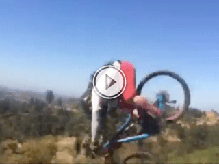 A 360 view of a spectacular bike fail is what I'm talking about! (Video)