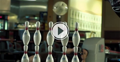 Pool and Bowling trick shot compilation (Video)