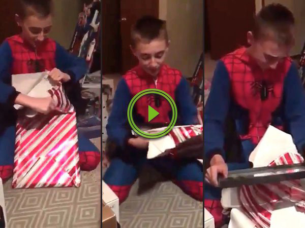 Boy Receives Official Adoption Certificate for Christmas (Video)