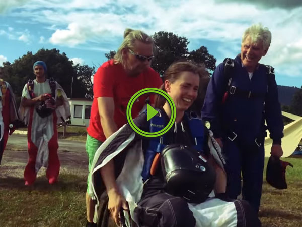 Paraplegic Daredevil Does First Jump After Accident (Video)