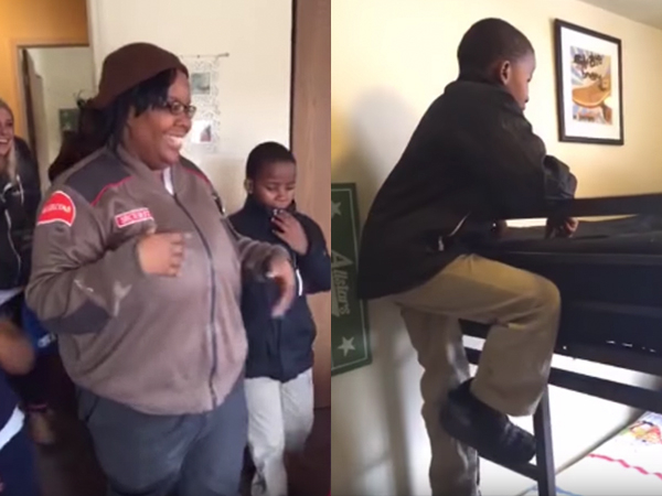 Charity refurbishes homeless family's shelter