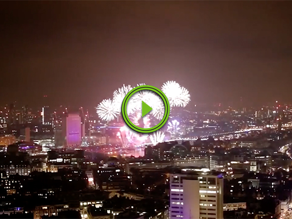Daredevil climbs skyscraper for better view of fireworks