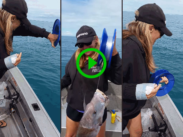 One-Handed Fishing (Video)