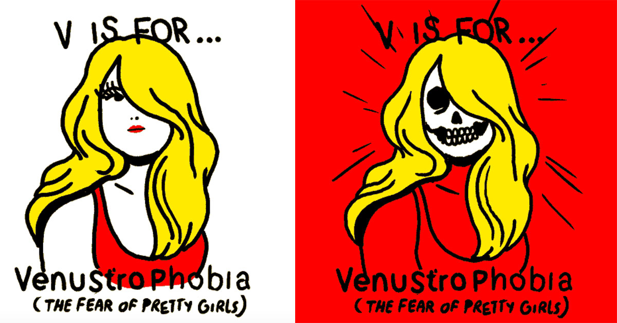 An amusing look at the Alphabet of Phobias (26 GIFs)