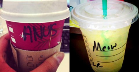 Starbucks barista's getting the name wrong on cups (26 Photos)
