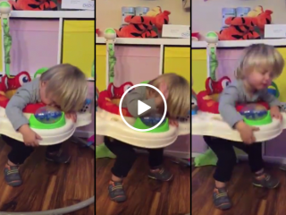 Little boy can't help bouncing to song while trying to sleep (Video)