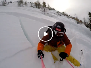 Skier survives gnarly avalanche