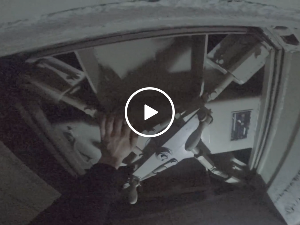 Guy breaks into an abandoned underground safe house