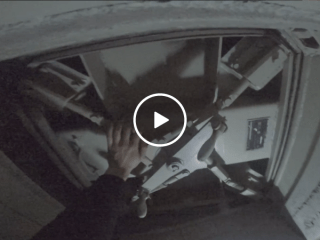 Guy breaks into an abandoned underground safe house