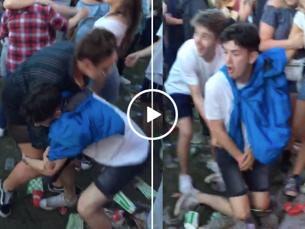 Guy tries picking up girl and gets swift knee to the groin instead