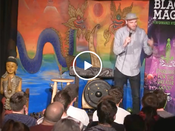 Comedian Mike Masilotti gets super high on shrooms, attempts standup (Video)