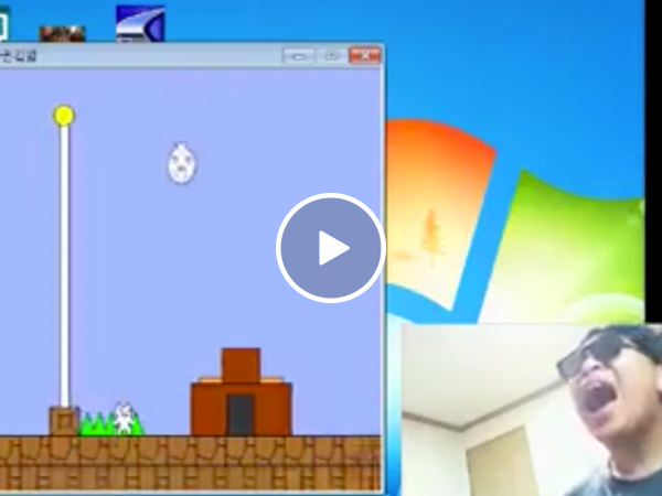 Gamer loses his mind playing the frustratingly impossible 'Cat-Mario' (Video)