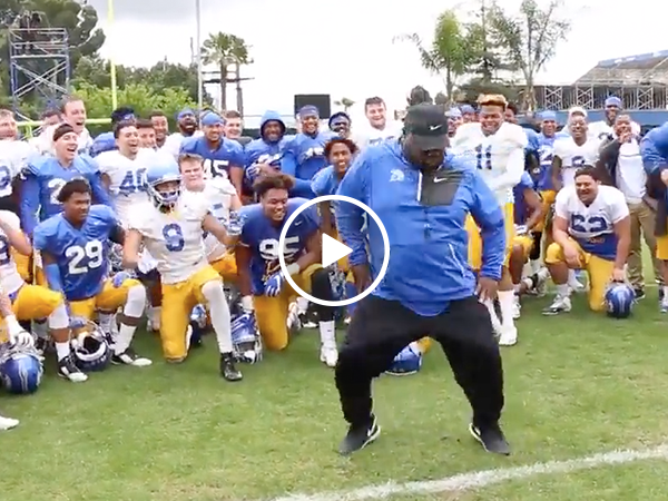 Coach who used to dance for MC Hammer has still got it (Video)