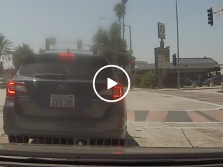 Just sitting at a stop light in Los Angeles when suddenly...