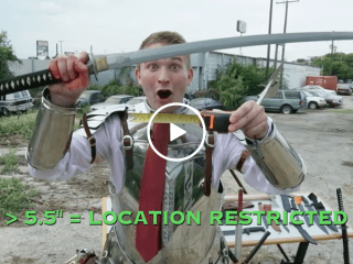 The Texas Law Hawk is here to tell you about your sword carrying rights (Video)