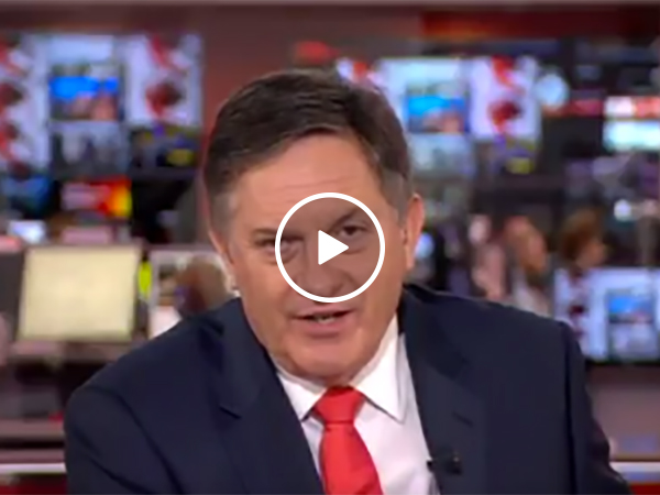 News anchor doesn't care about news report