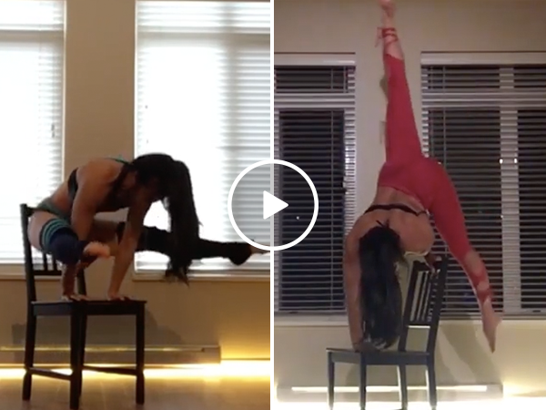 Samantha Hall is a contortion queen (Video)