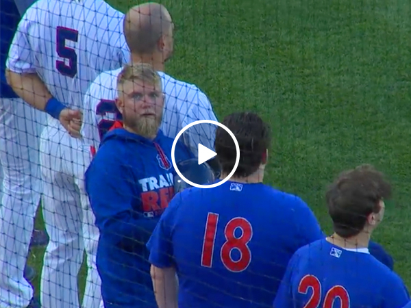 Baseball player can't take his eyes off of you (Video)