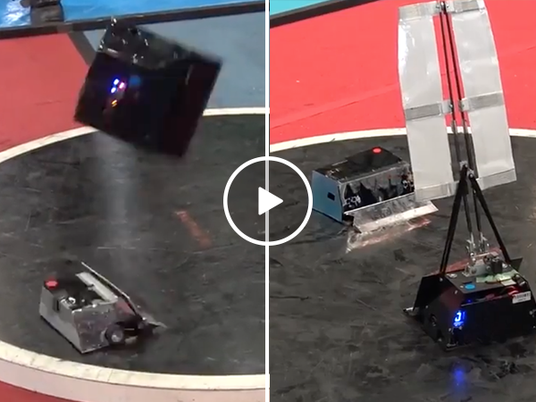 This is what battle bots on crack looks like (Video)