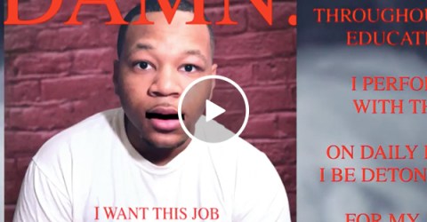 Guy raps his resume to Kendrick Lamar's 'Loyalty' and someone give this man a job (Video)