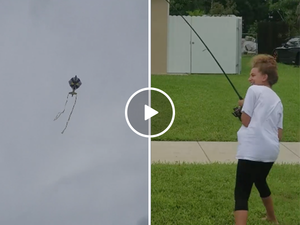 New Sport? People go kite fishing during Hurricane Irma (Video)