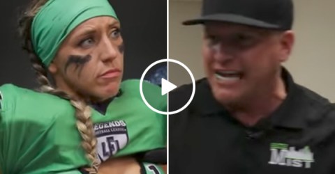 LFL coach gives scathing halftime speech