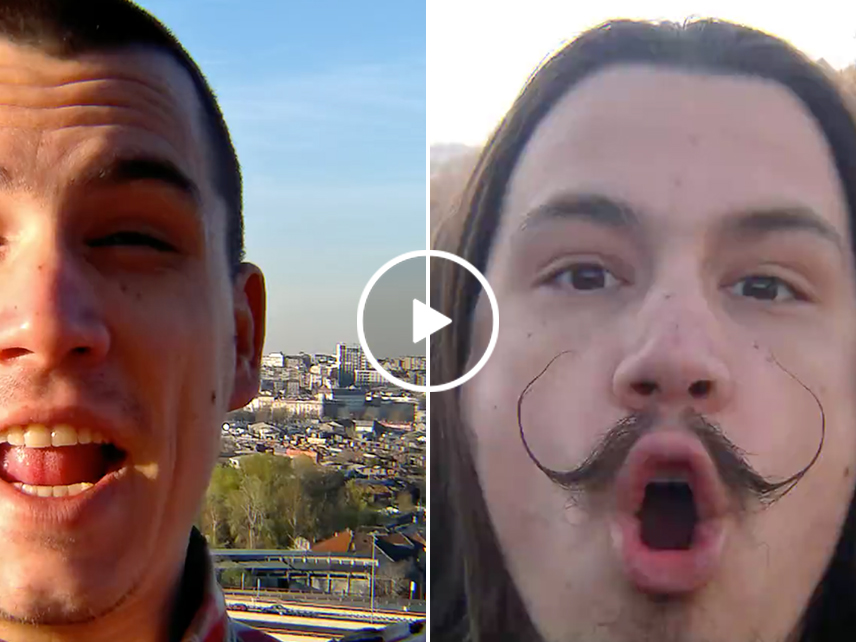 Man lip synchs 'Hello Josephine' in Serbian during time lapse