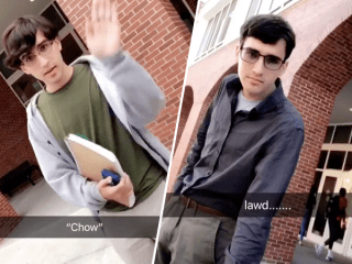 Hilarious Snapchat creates amazing transformation in college freshman