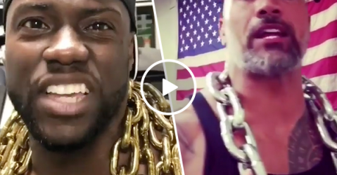 Kevin Hart trolls The Rock in hilarious workout parody (Video)