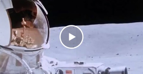 HD stabilized footage of the Moon landing is the coolest thing you'll see today (Video)