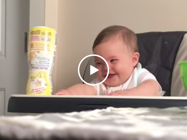 Baby Laughing At His Dad | Toddler Very Happy