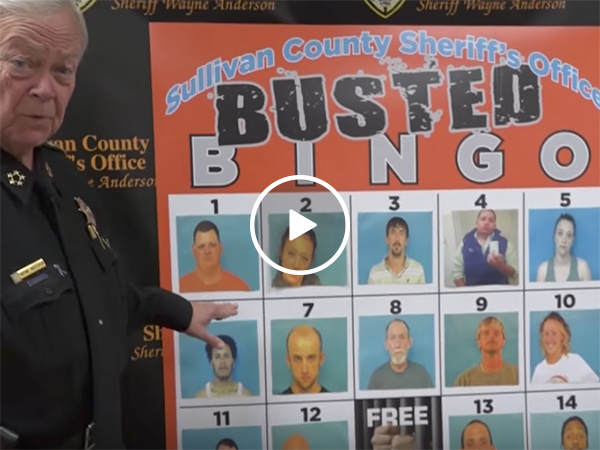 Sheriff's office produces Busted Bingo to catch suspects